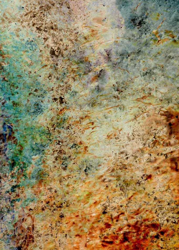 Abstract Colorful Earth Tone Texture