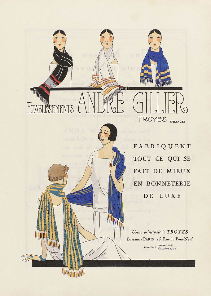 Etablissements Andre Gillier Fashion Ad