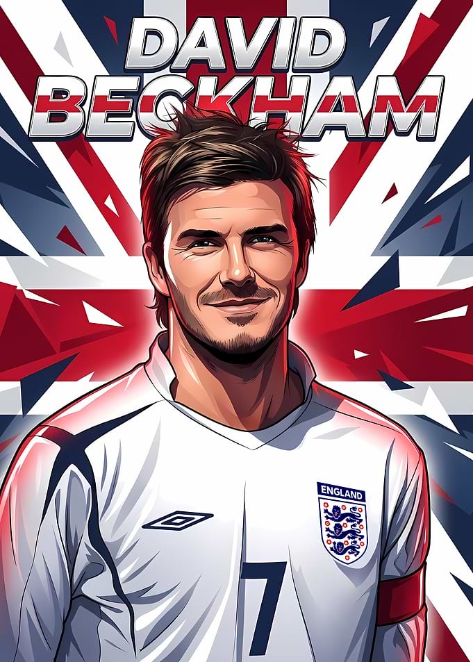 David Beckham England Football Player