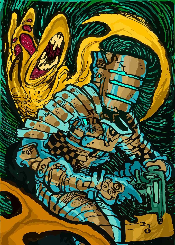 Dead Space Isaac Clarke Fan Art