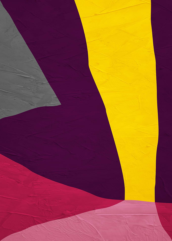 Abstract Color Block Art