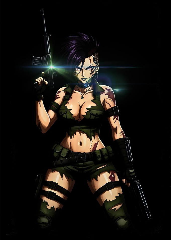 Cyberpunk Soldier