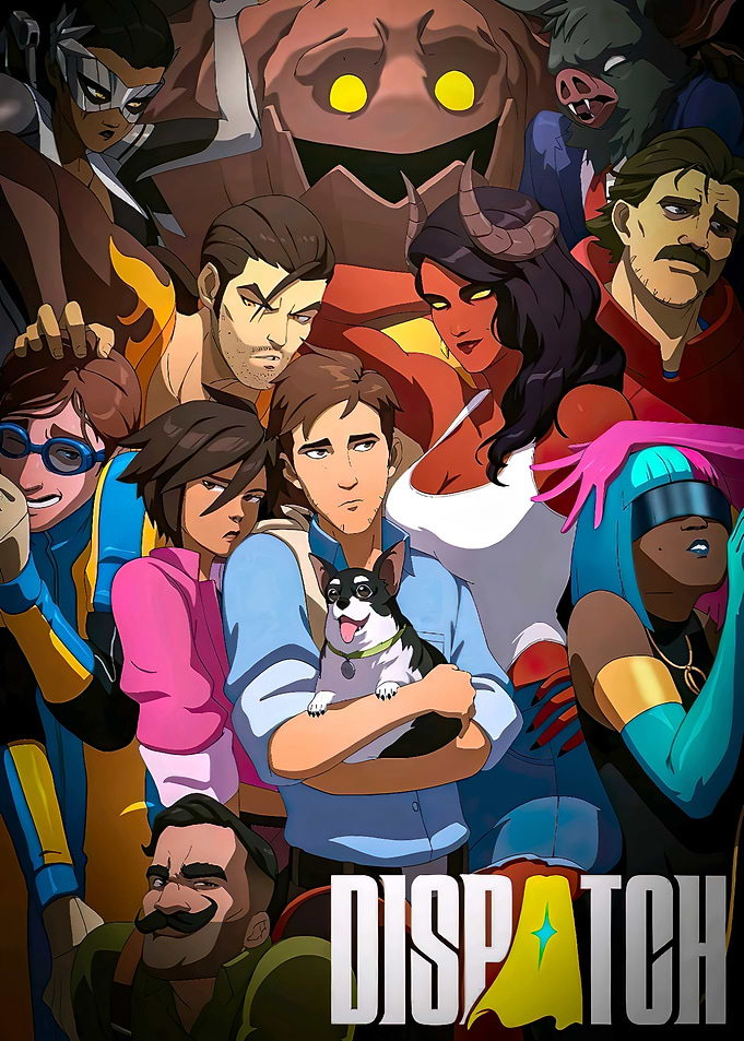 Dispatch Animated Character Group Portrait