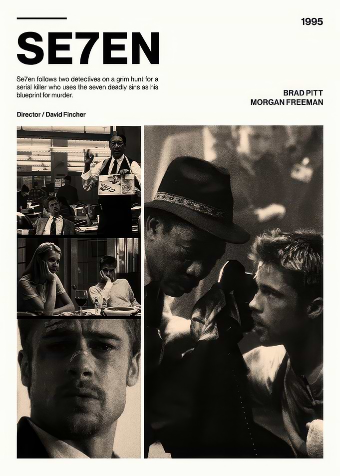 Se7en Movie Poster