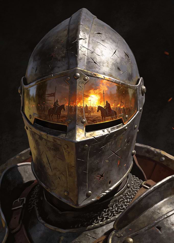 Knight with Battle Reflection