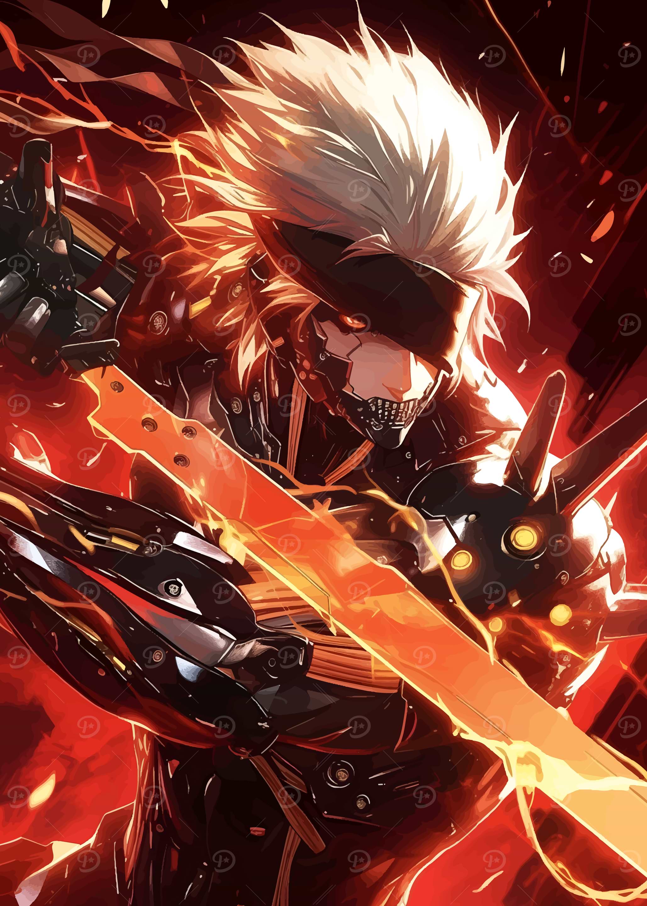 Metal gear rising Posters Online - Shop Unique Metal Prints
