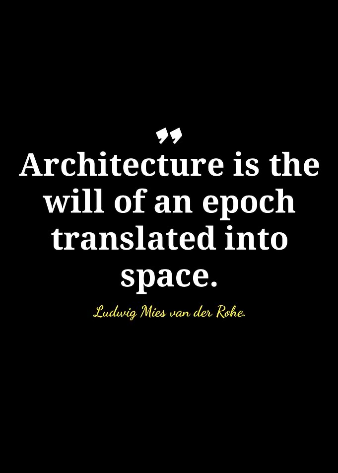 Architecture Quote by Ludwig Mies