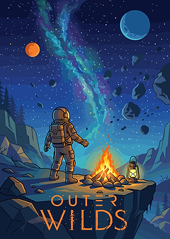 Outer Wilds: Astronaut by Campfire