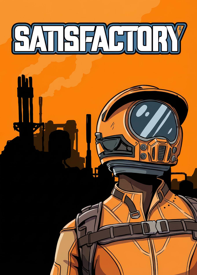 Satisfactory Game Cover Art