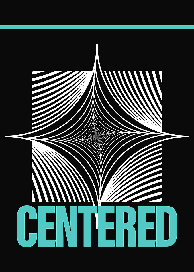 Centered Abstract Geometric Design