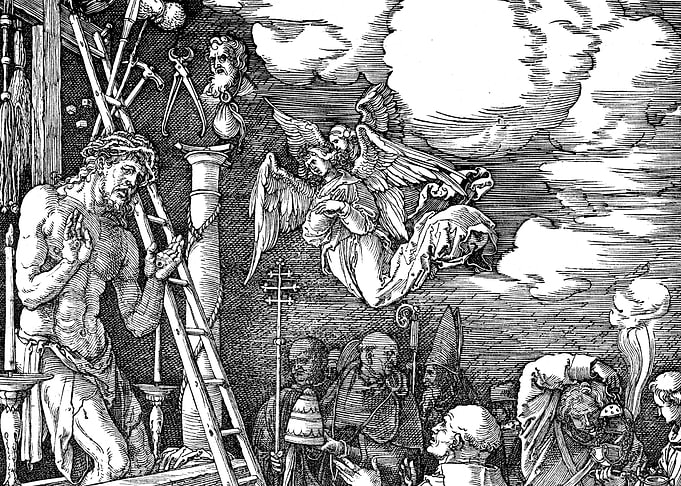 The Mass of Saint Gregory Albrecht Durer Engraving