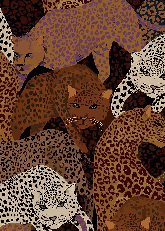 Leopard Pattern Illustration