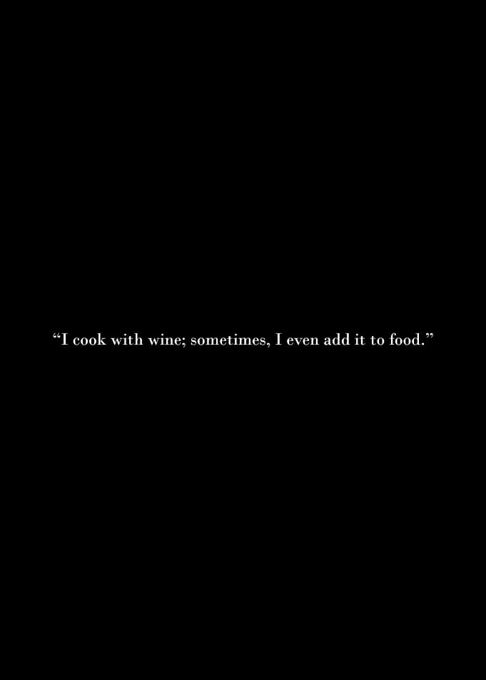 Wine Cooking Quote