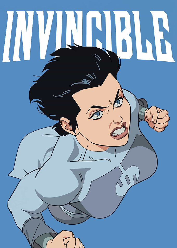 Invincible Atom Eve Flying