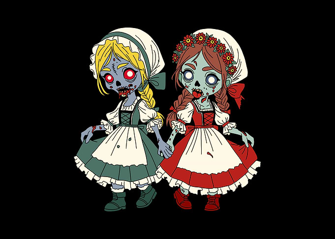Zombie Snow-White and Rose-Red