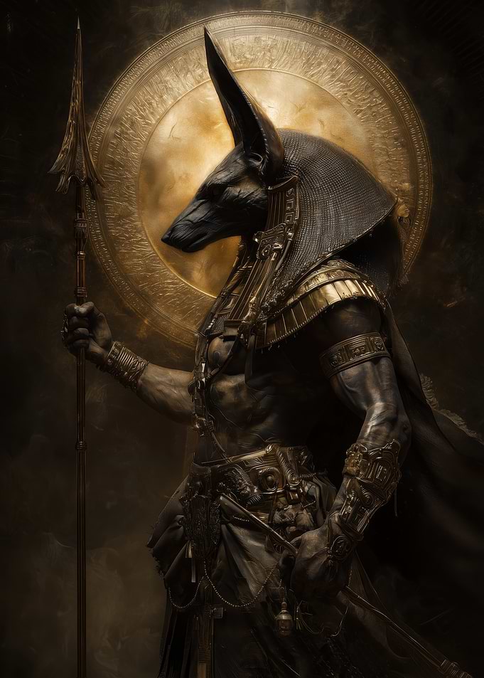 Anubis Warrior with Spear
