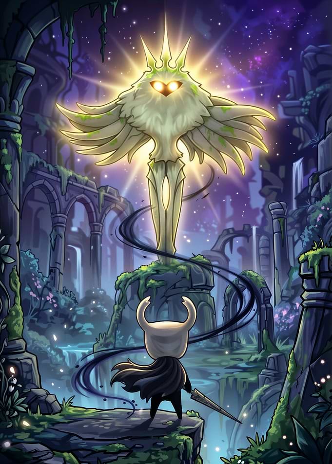 Hollow Knight vs Radiant Statue