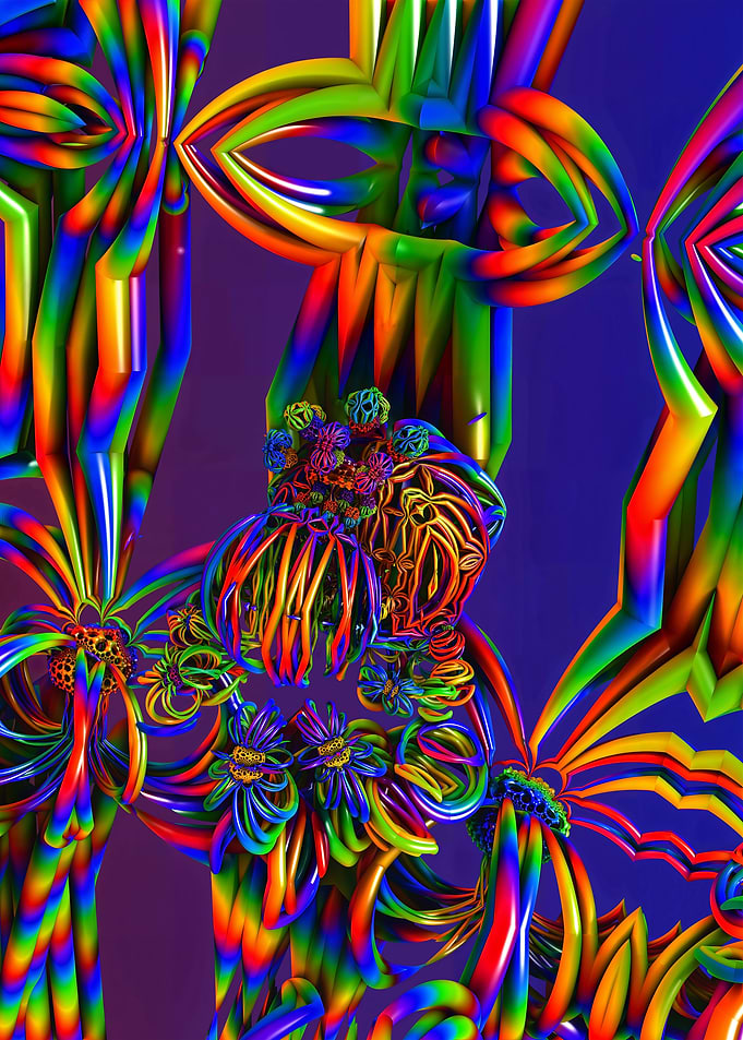 Colorful Abstract Fractal Art