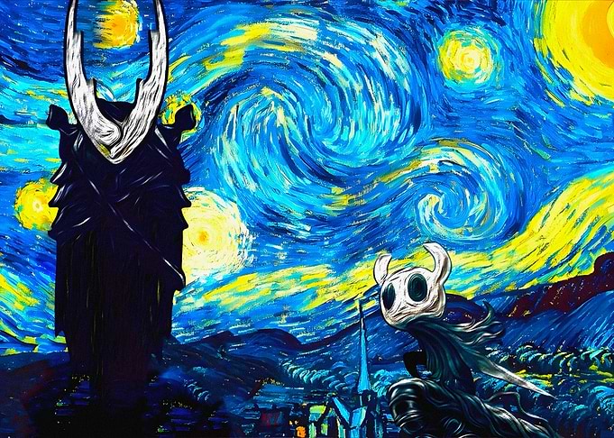 Hollow Knight Starry Night Mashup