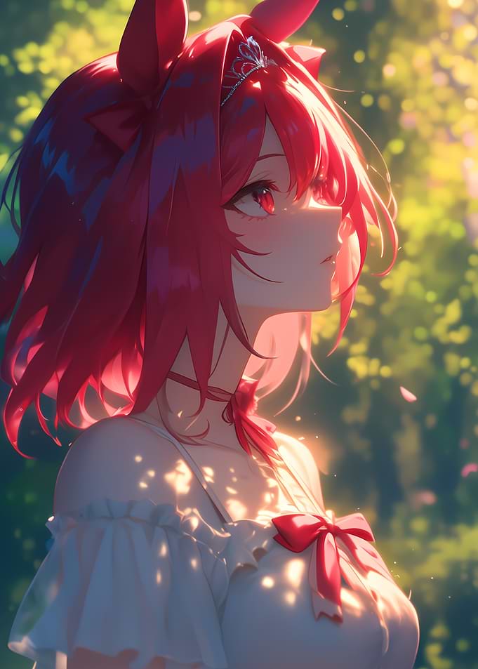 Daiwa Scarlet Uma Musume Anime Girl