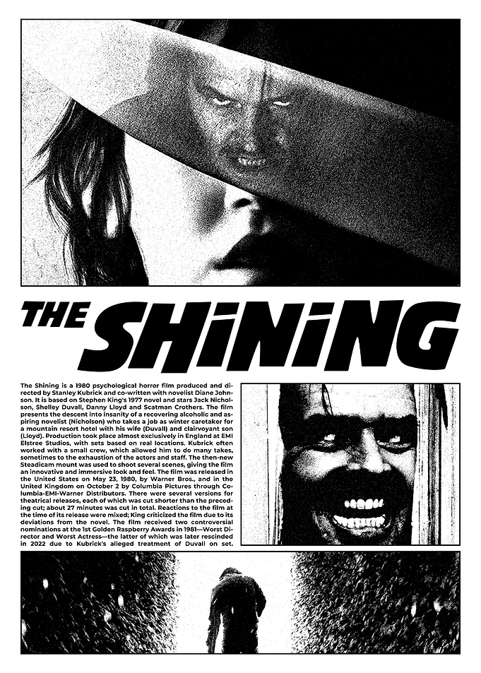The Shining Movie Poster