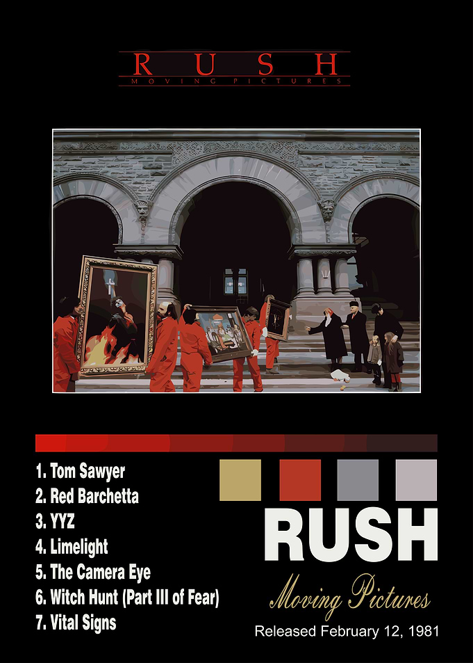 Rush Moving Pictures Album Cover