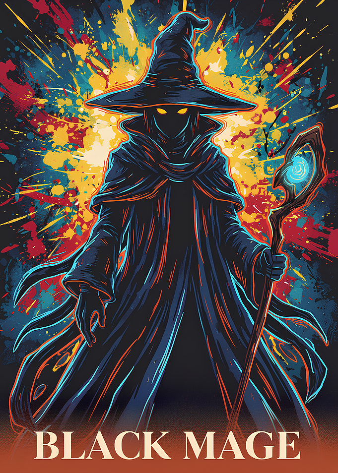 Black Mage Fantasy Art