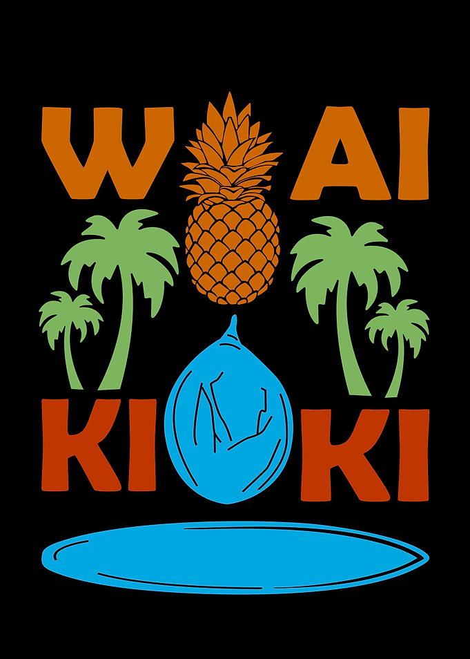 Waikiki Tropical Beach Surfing Holiday