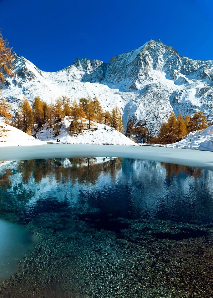 Alpine Lake Reflection