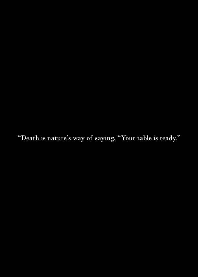 Death and Nature Quote