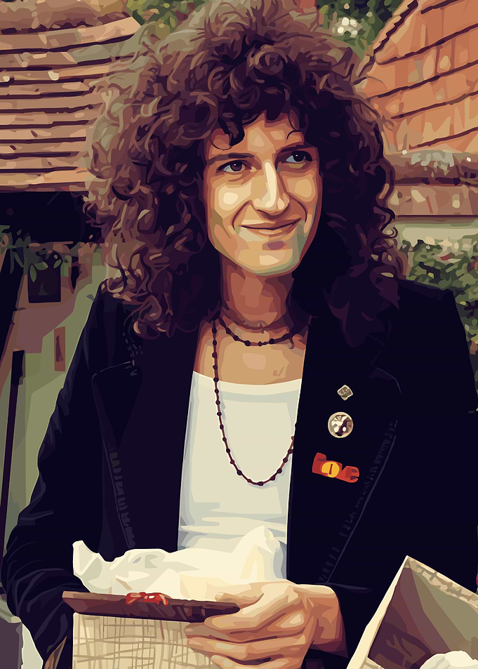 Brian May Portrait