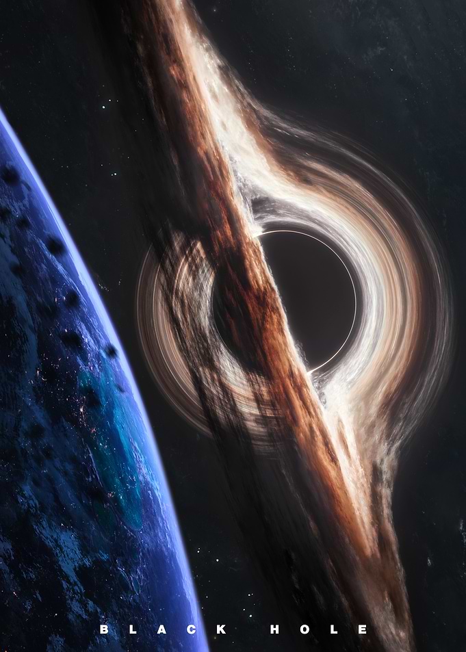Interstellar Movie black hole