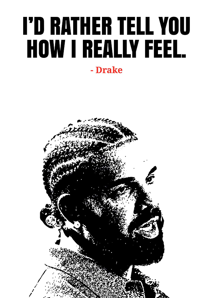 Drake Quote Art