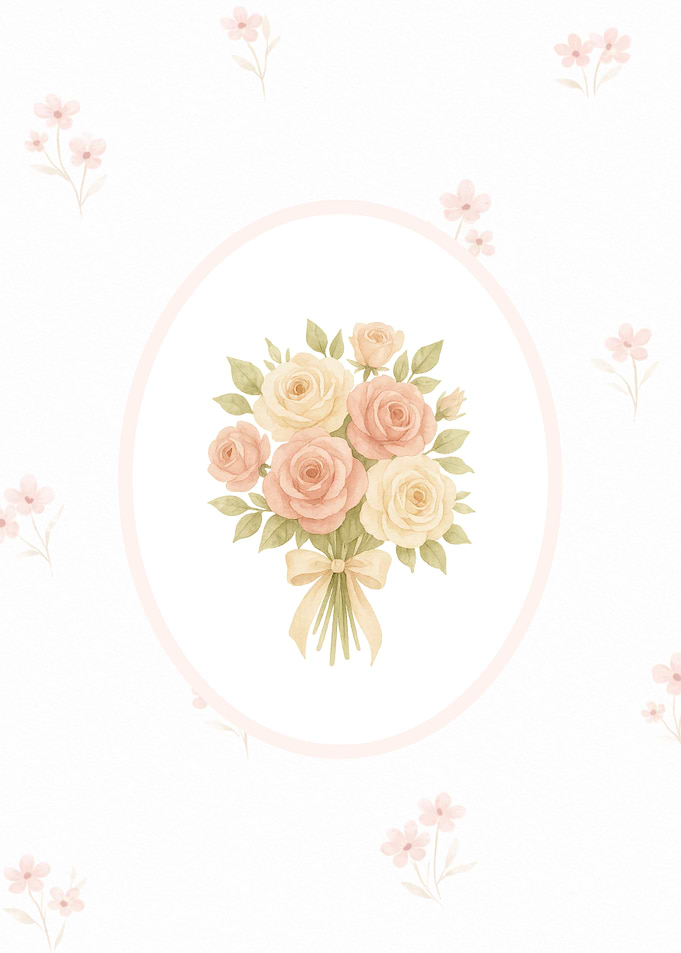 Watercolor Floral Bouquet Illustration