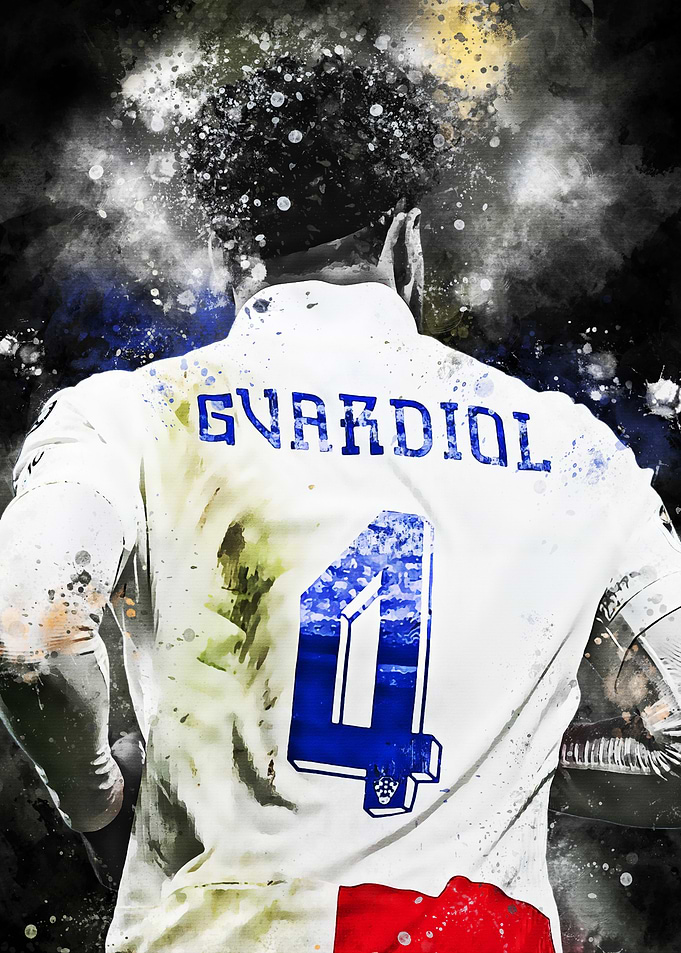Gvardiol Soccer Art