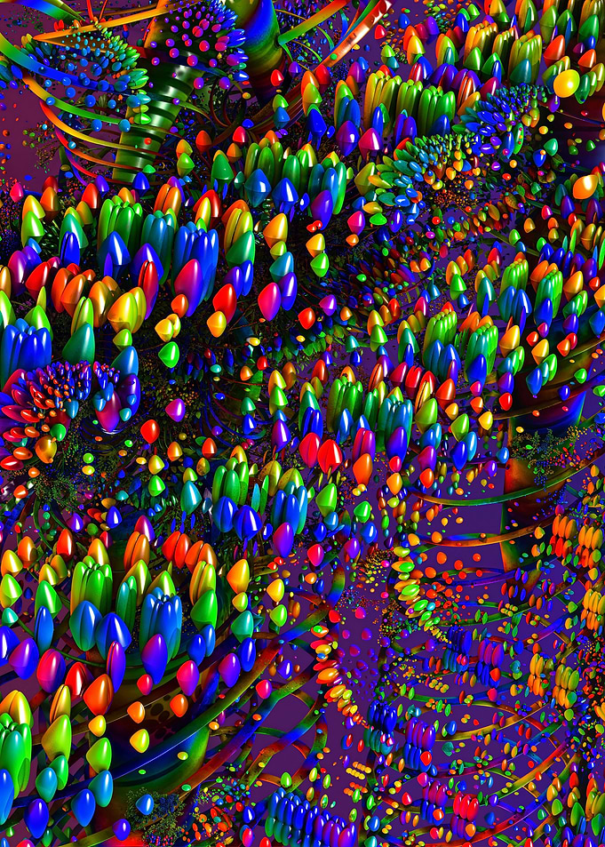 Colorful Abstract Fractal Art