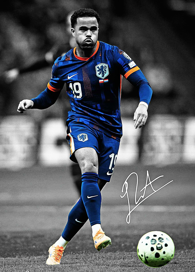 Kluivert Soccer Player in Action