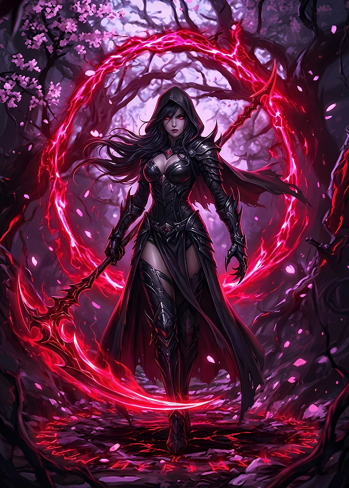 Dark Enchantress with Scythe