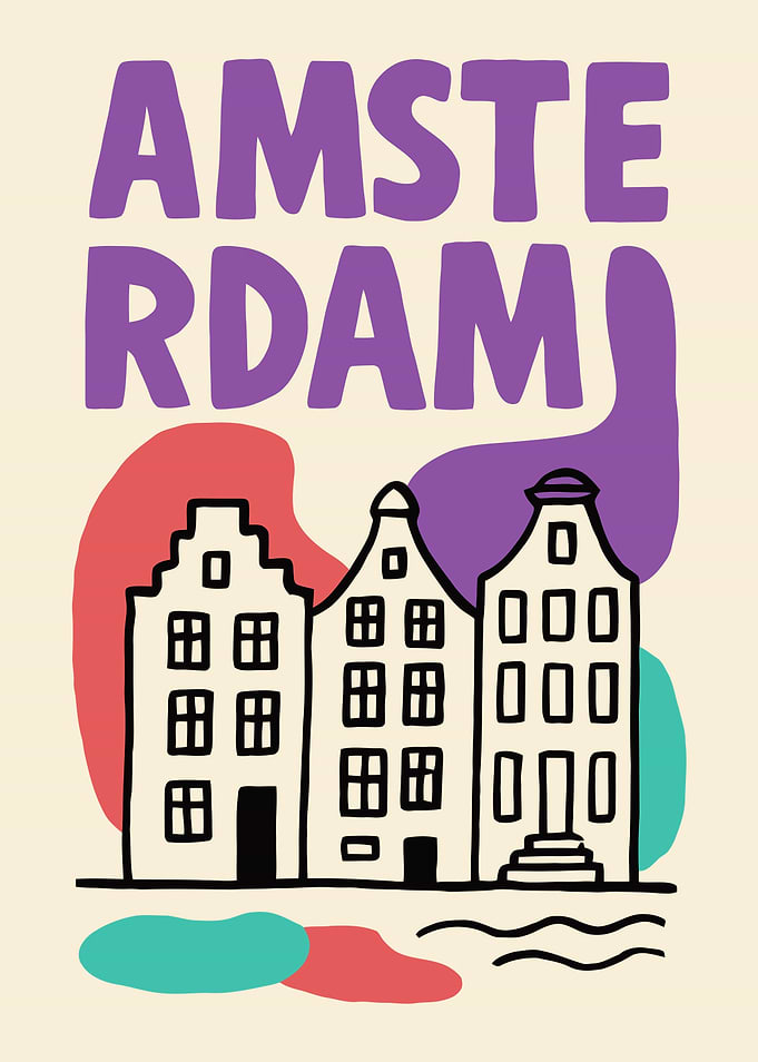 Amsterdam Poster Print