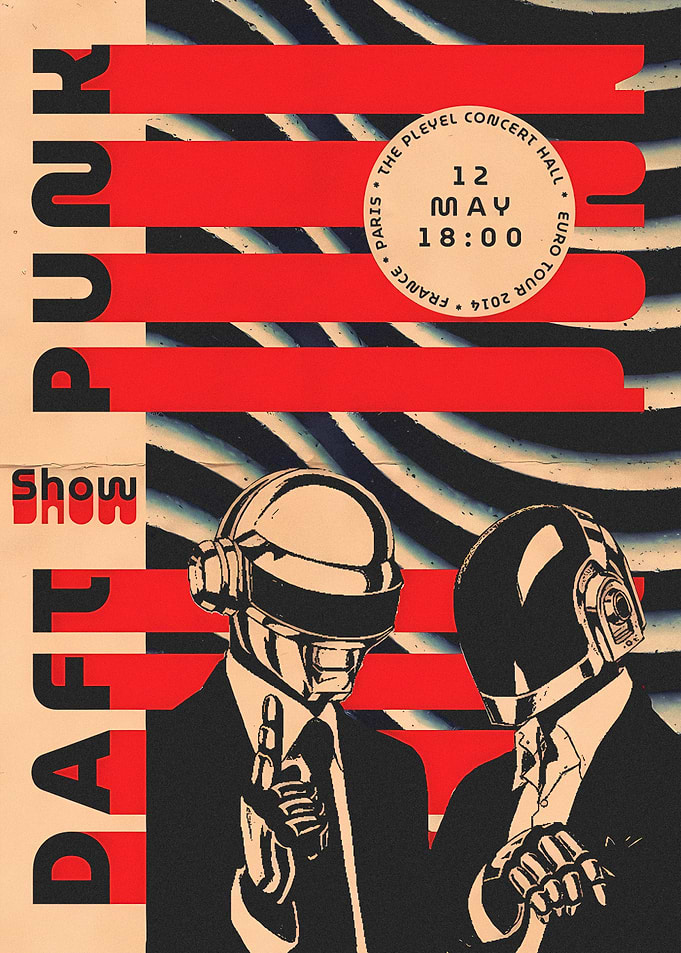 Daft Punk Show Poster