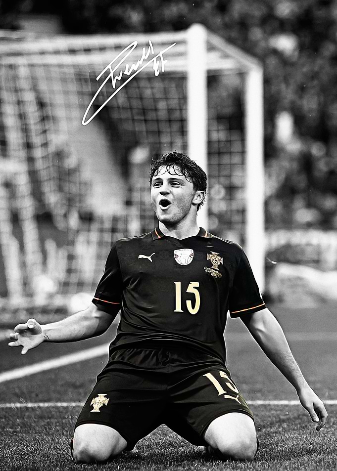 Neves Soccer Player Celebration
