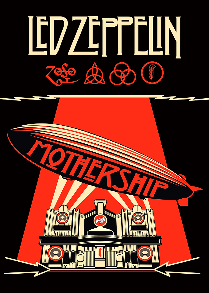 Led Zeppelin Mothership Art