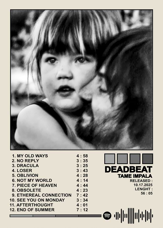 Tame Impala - Deadbeat Album Cover