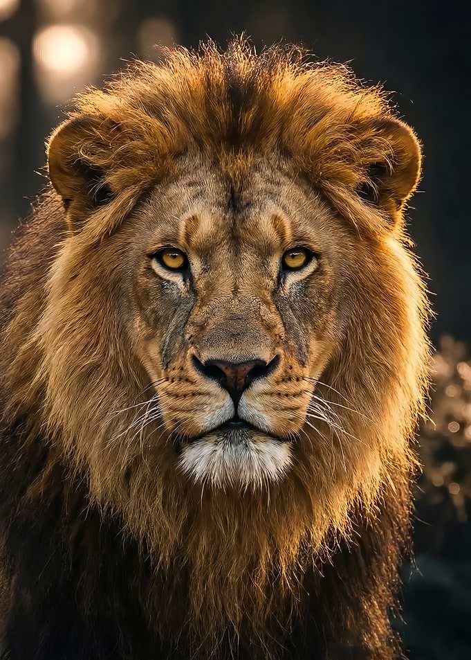 Majestic wild Lion Portrait