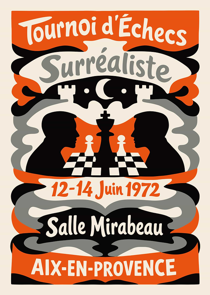 Tournoi d'Échecs Surréaliste Poster