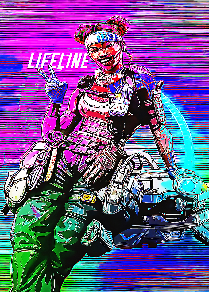 Lifeline Apex Legends Digital Art