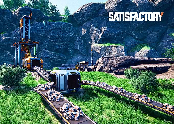 Satisfactory Game Mining Operation