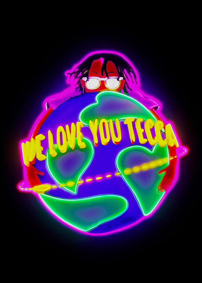 We Love You Tecca Neon Art