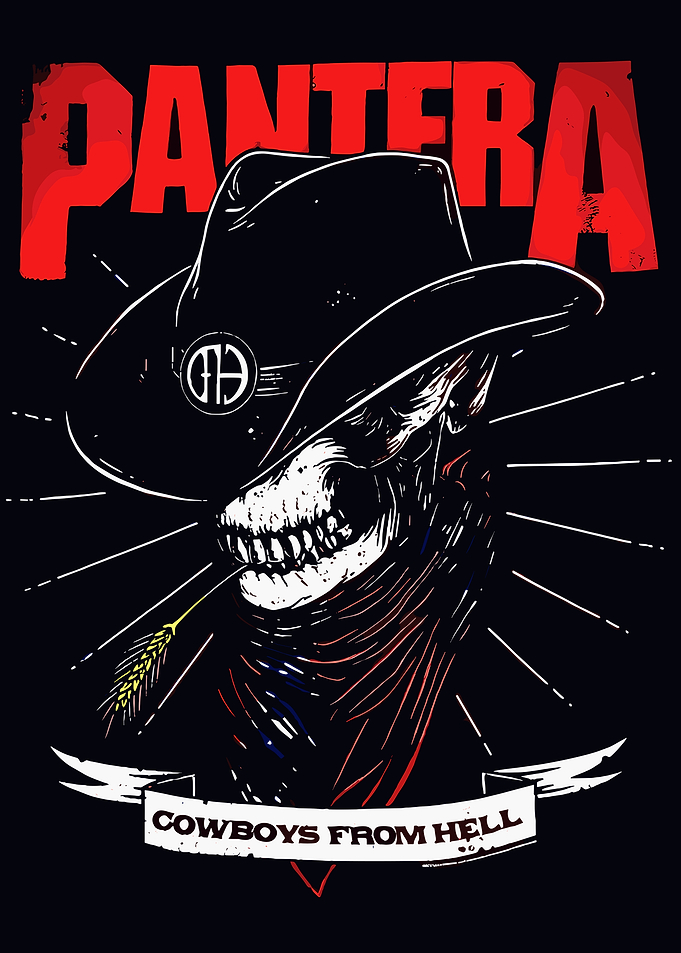 Pantera Cowboys From Hell Artwork