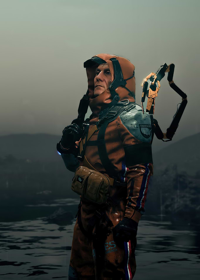 Sam Porter Bridges in Death Stranding Game Art